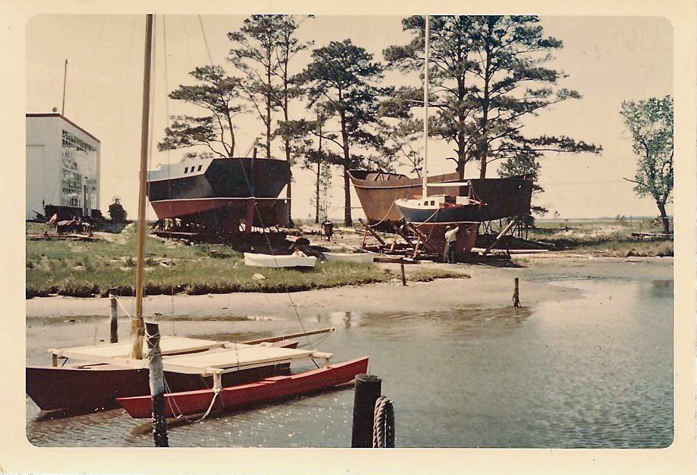 Gilbert Klingel's boatyard